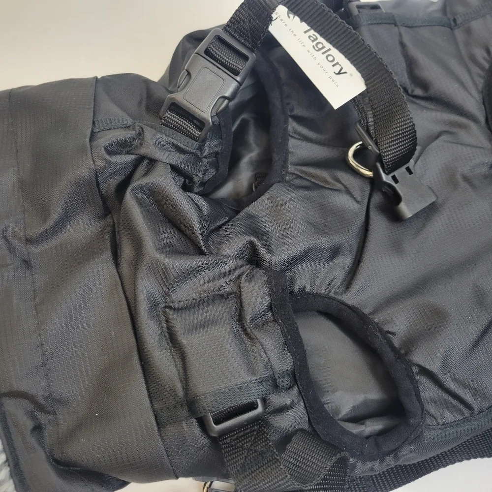 Dog winter coat harness